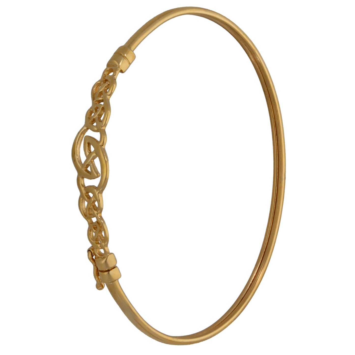 9ct Gold Hinged/Clasp Bangle