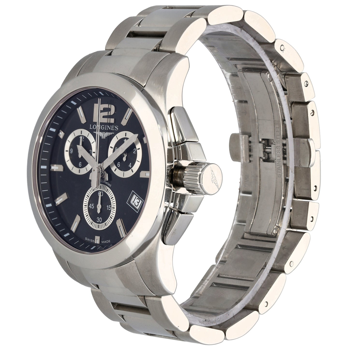 Longines Conquest L3.660.4 41mm Stainless Steel Watch