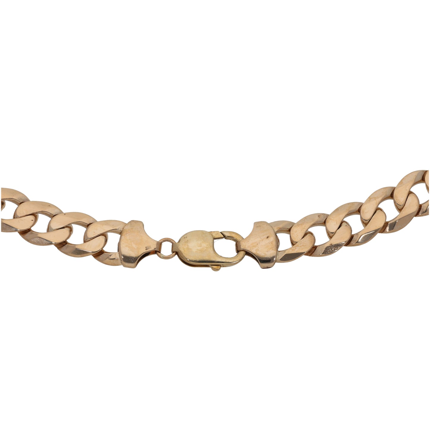 9ct Gold Curb Chain 22"