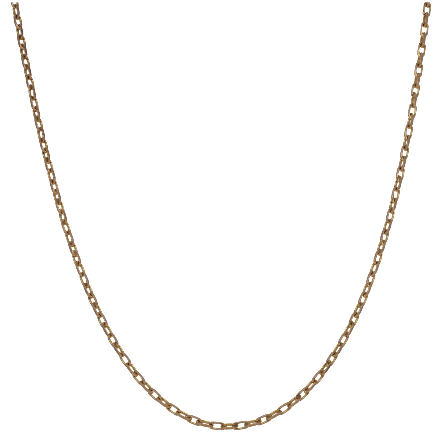 9ct Gold Belcher Chain 18"
