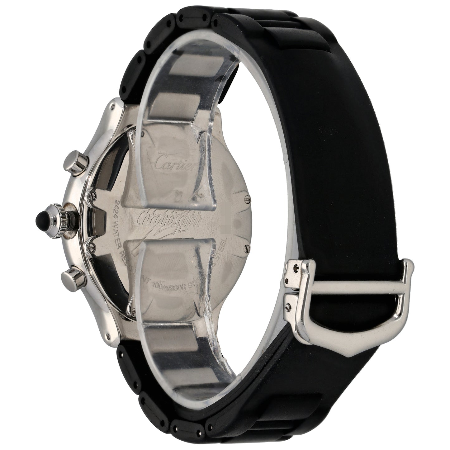 Cartier Chronoscaph 2424 38mm Stainless Steel Watch