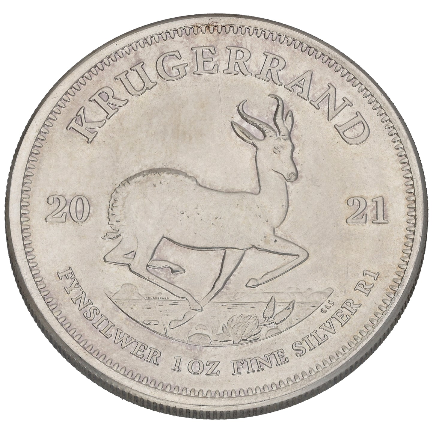 Fine Silver 1 OZ Krugerrand Coin 2021