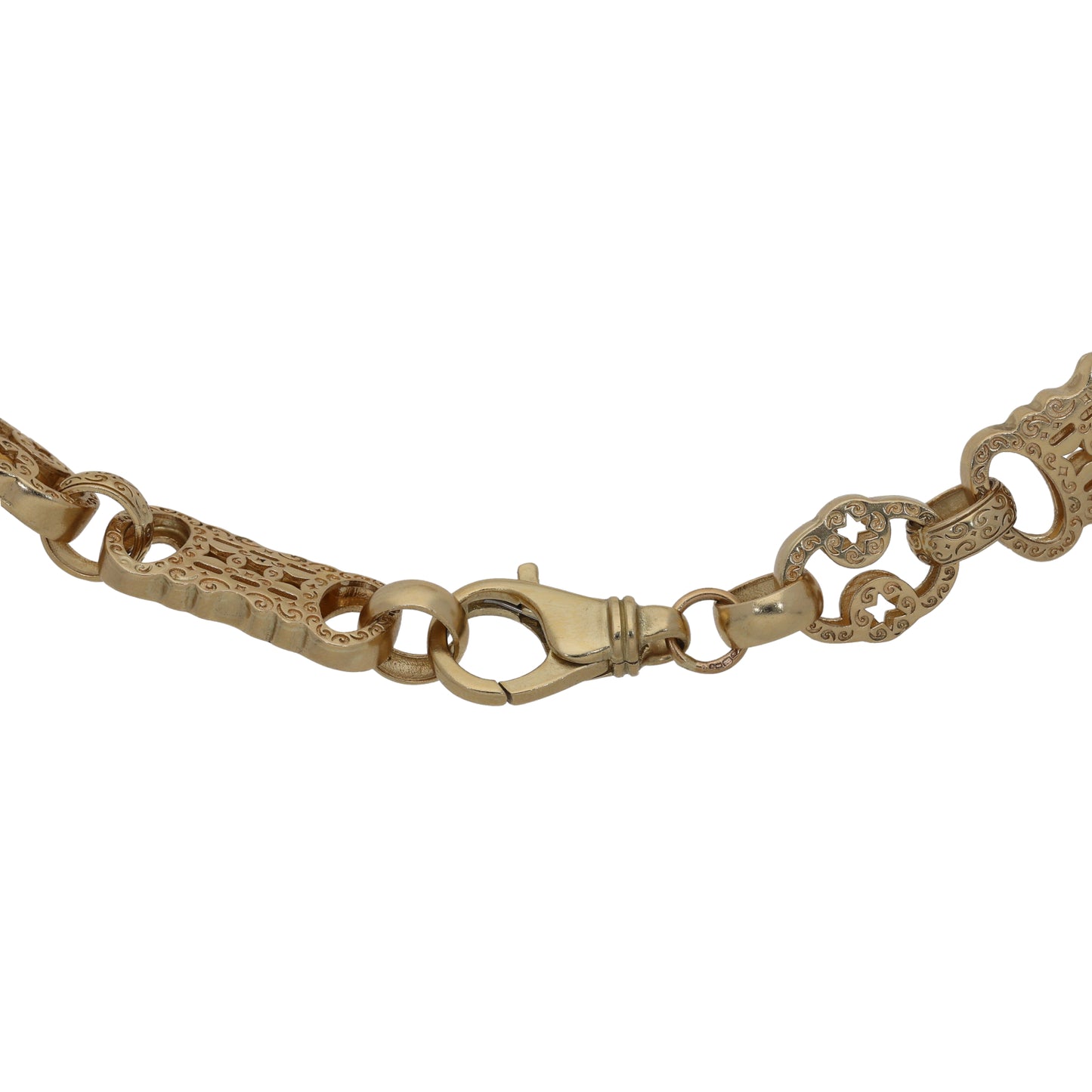 9ct Gold Fancy Necklace 24"