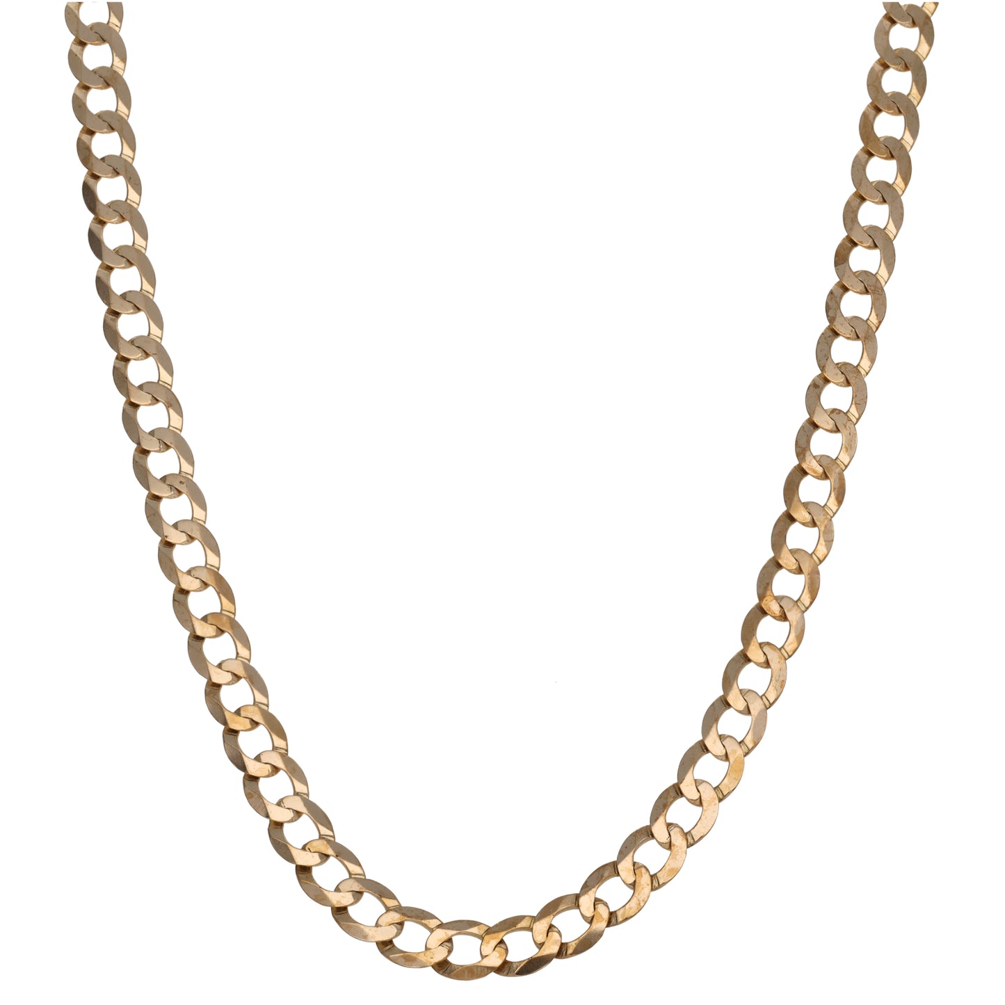 9ct Gold Curb Chain 20"