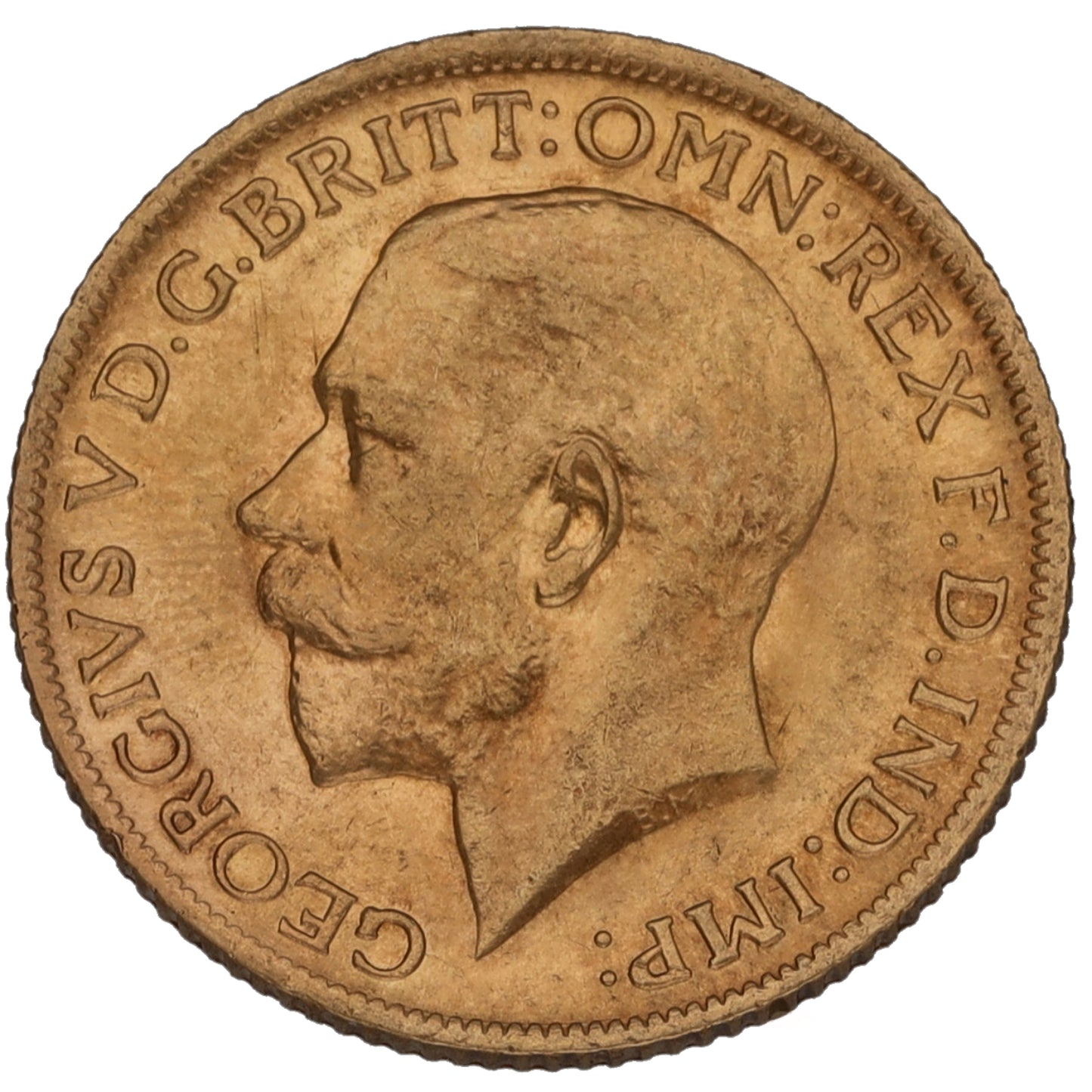 22ct Gold King George V Full Sovereign Coin 1914