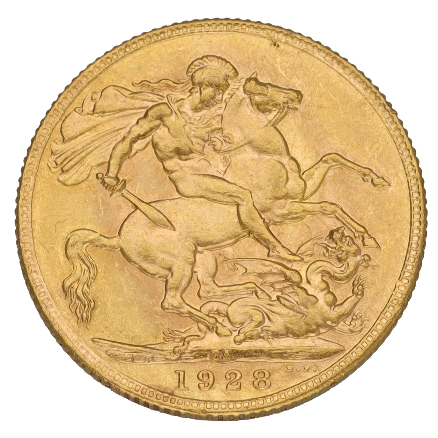 22ct Gold King George V Full Sovereign Coin 1928