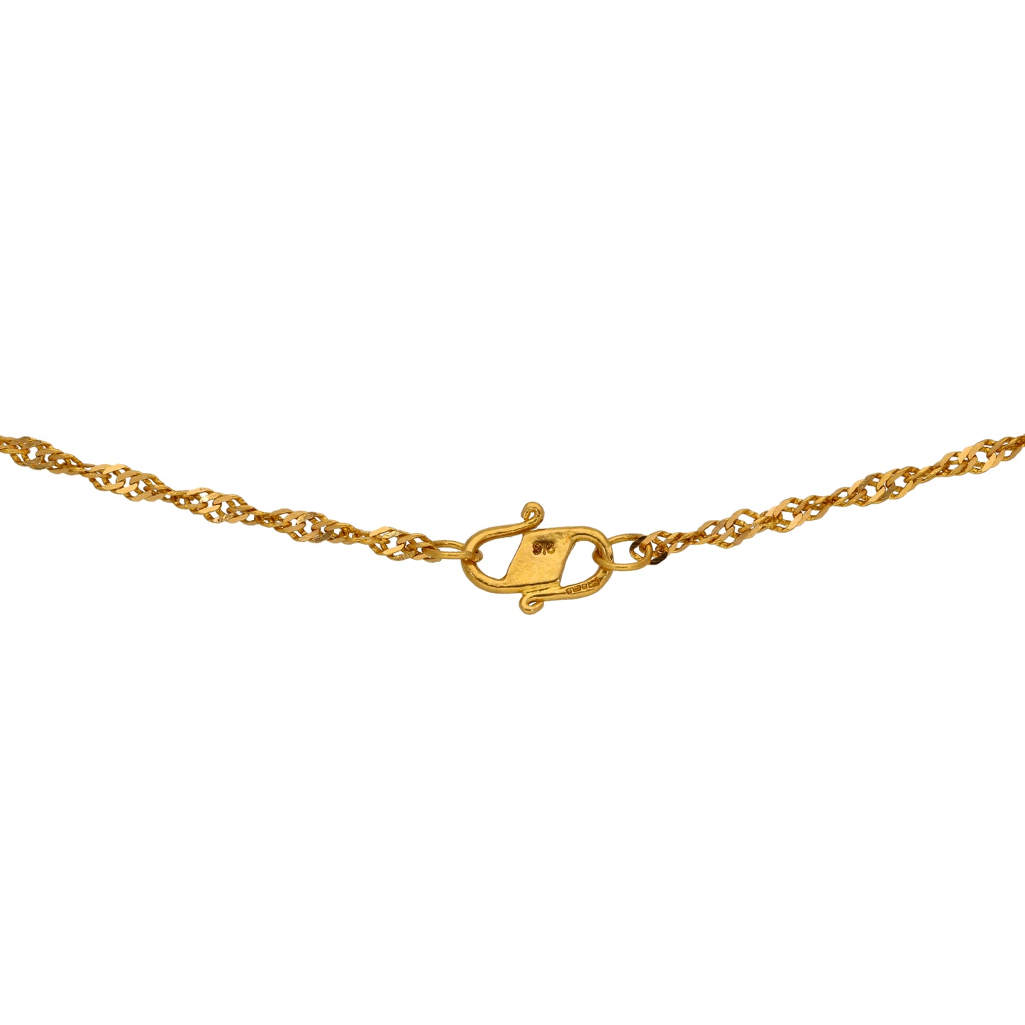 22ct Gold Singapore Chain 16"