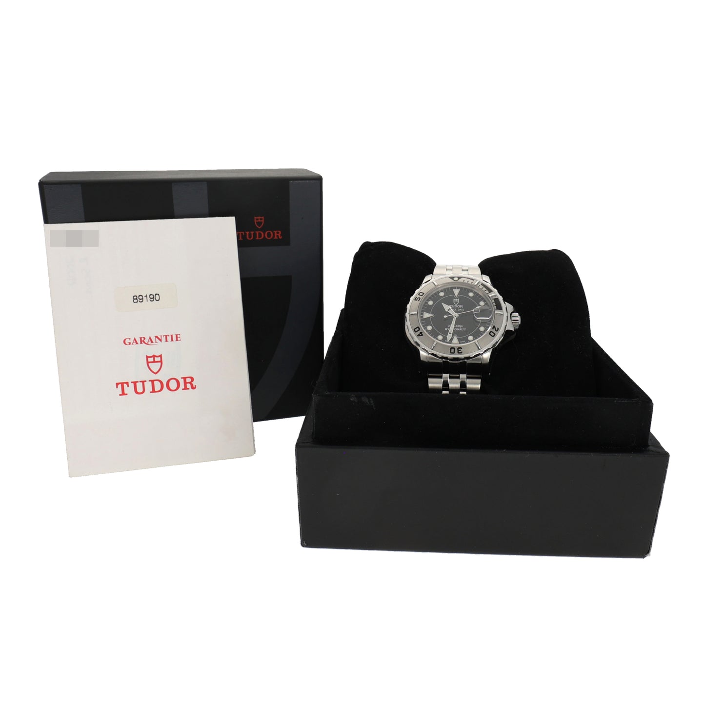 Tudor Hydronaut 89190 40.5mm Stainless Steel Watch