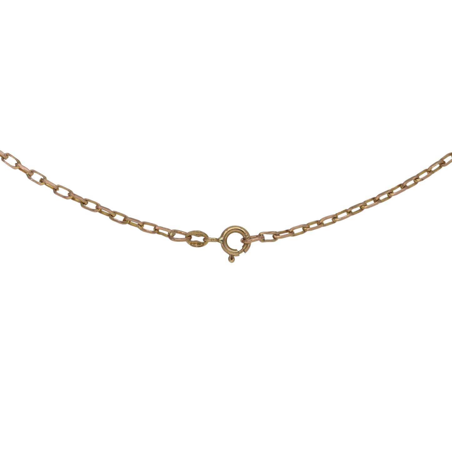 9ct Gold 0.095ct Diamond Alternative Pendant With Chain