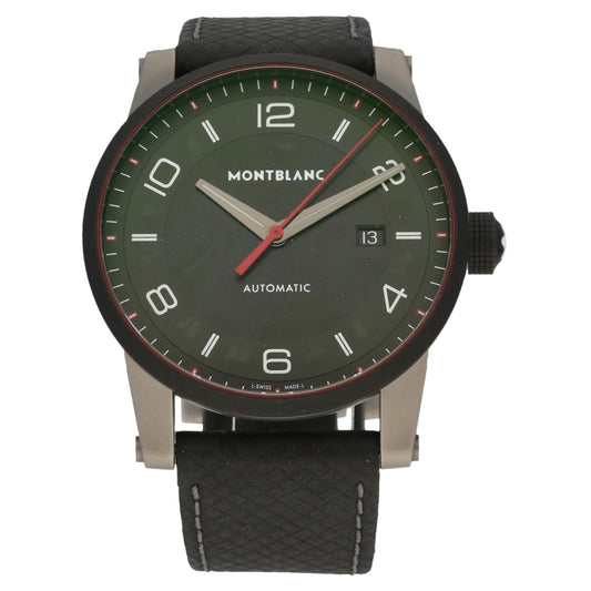 Montblanc Timewalker 7408 42mm Stainless Steel Mens Watch