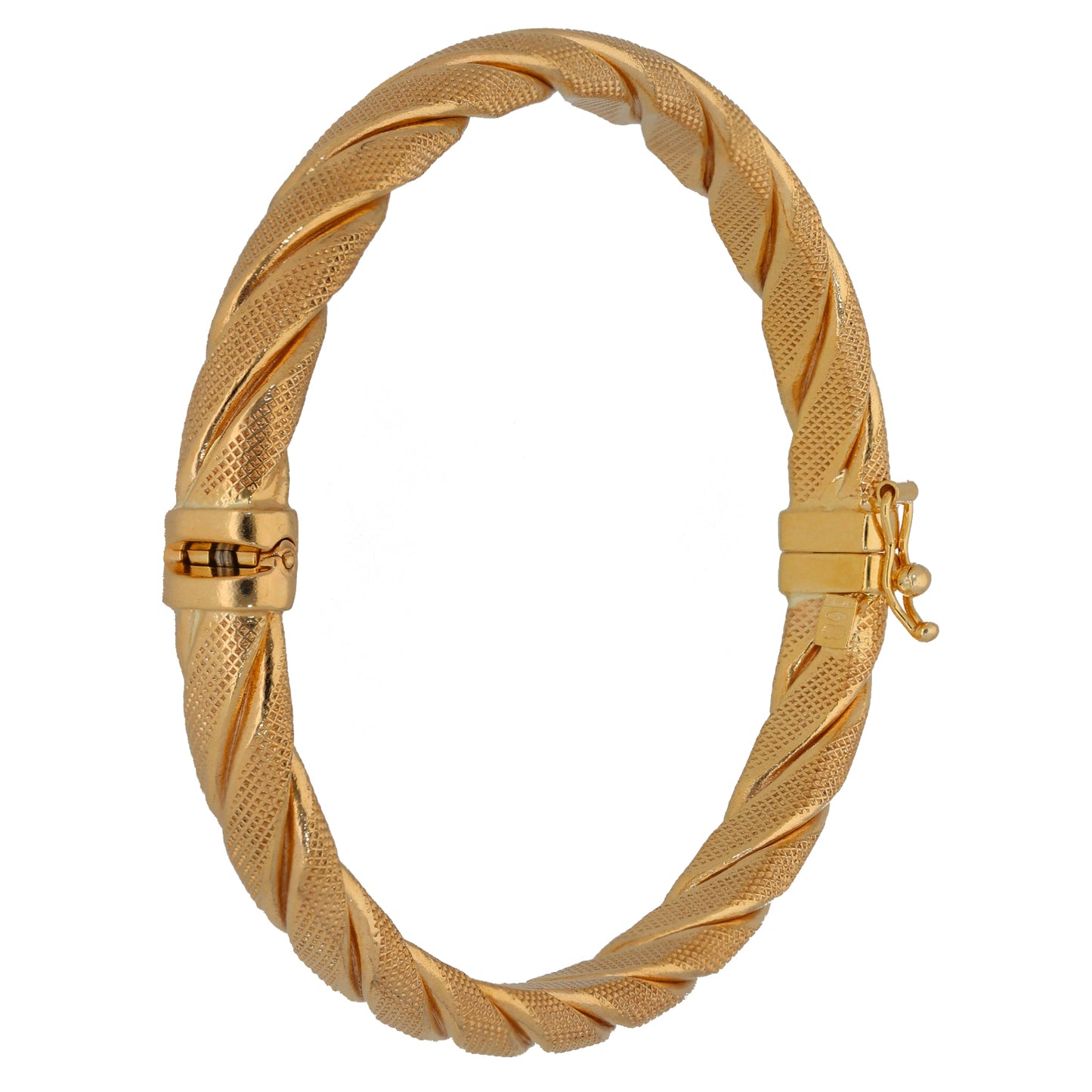 9ct Gold Hinged/Clasp Bangle