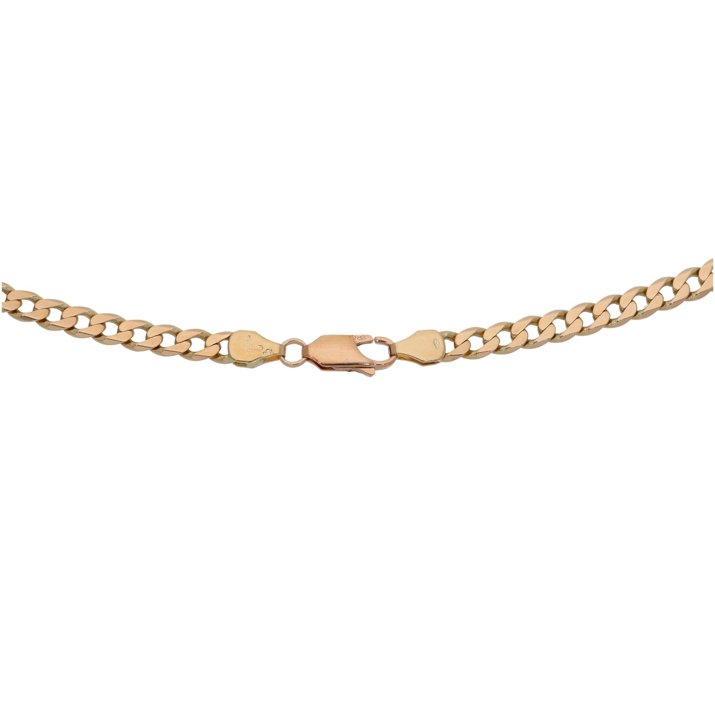 9ct Gold Curb Chain 19"