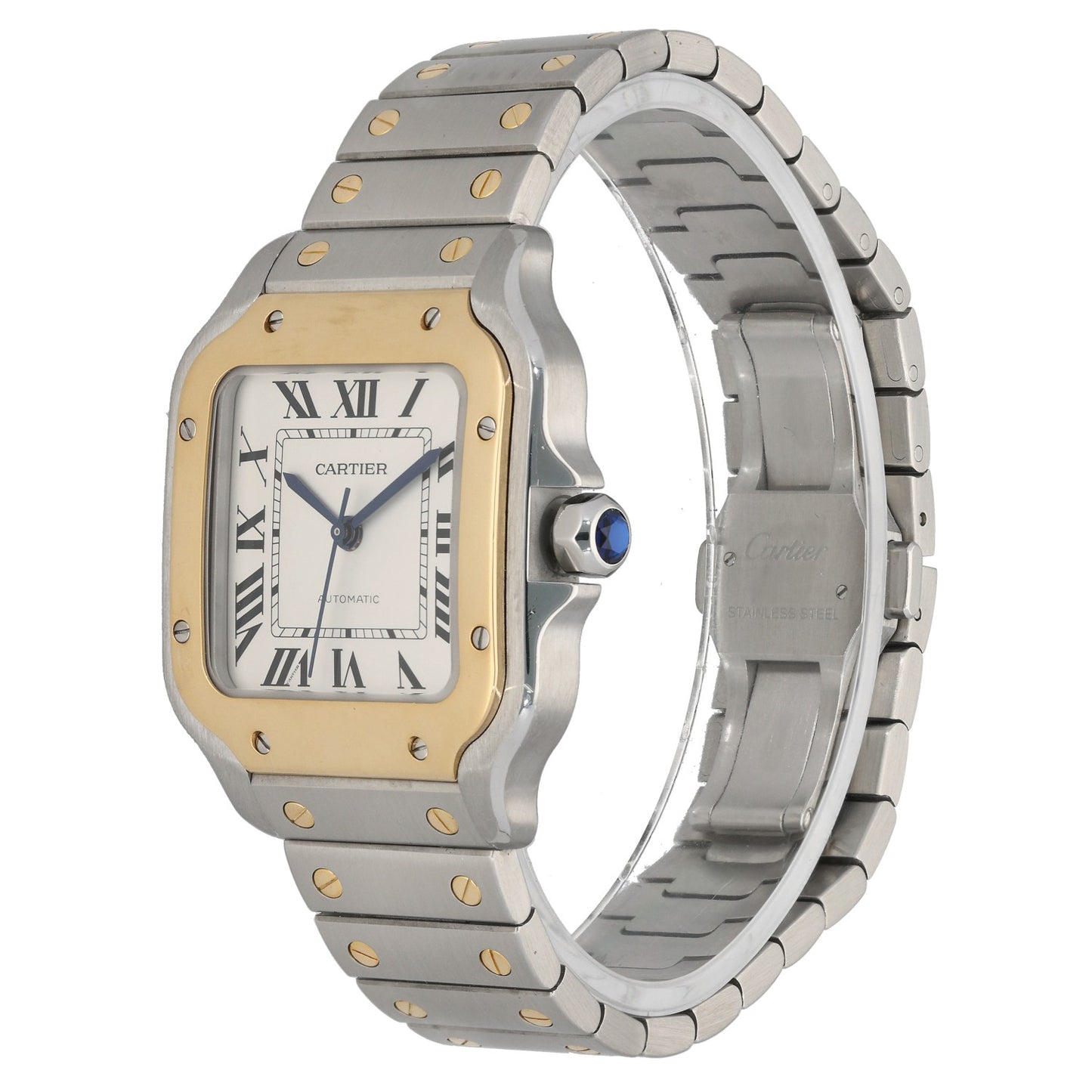 Cartier Santos De Cartier W2SA0007 35mm Bi-Colour Watch