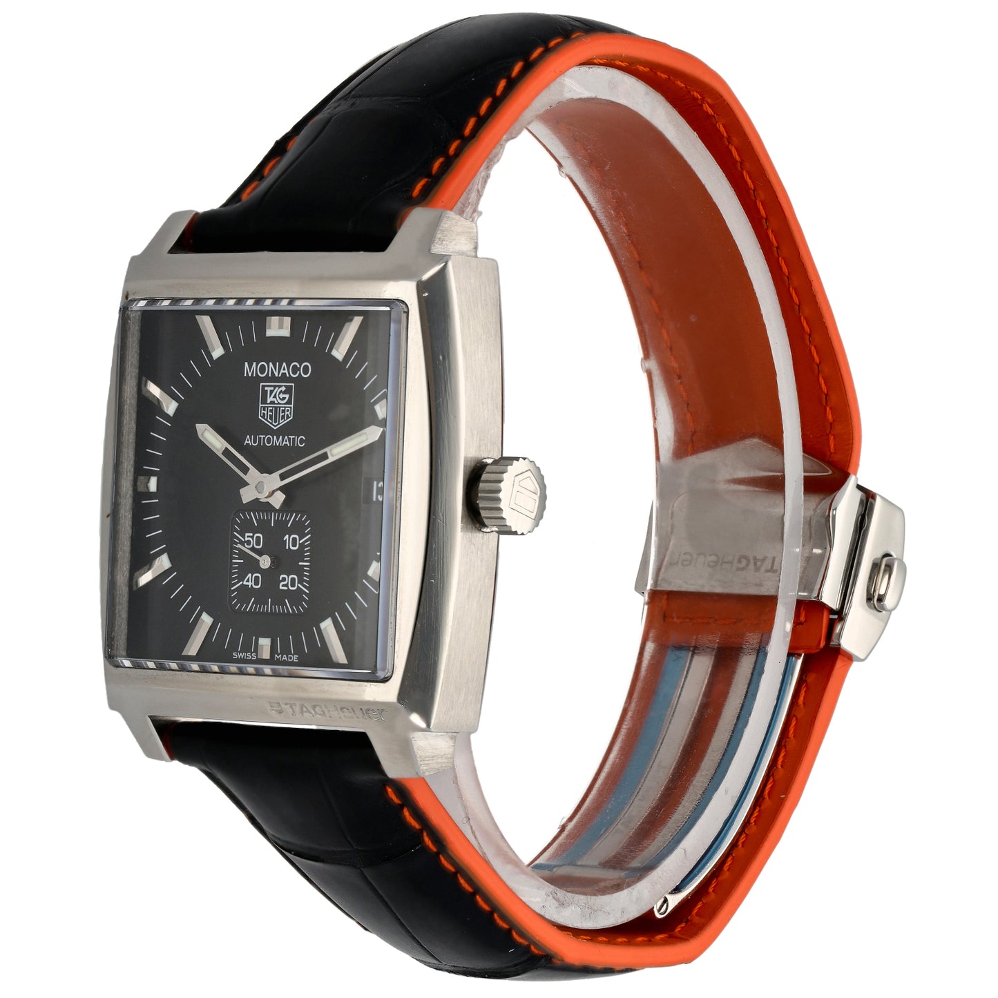 Tag Heuer Monaco WW2110-0 37mm Stainless Steel Watch