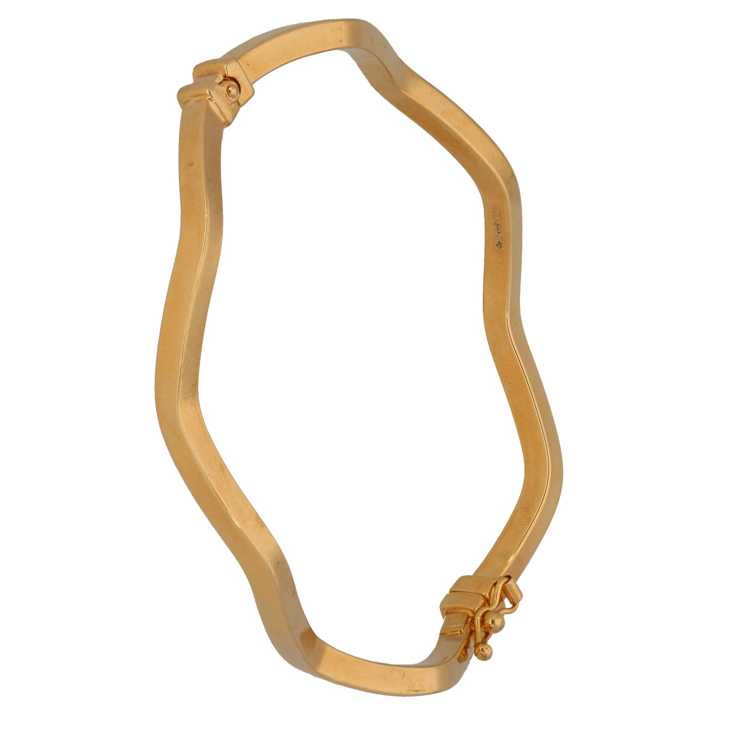 9ct Gold Hinged/Clasp Bangle