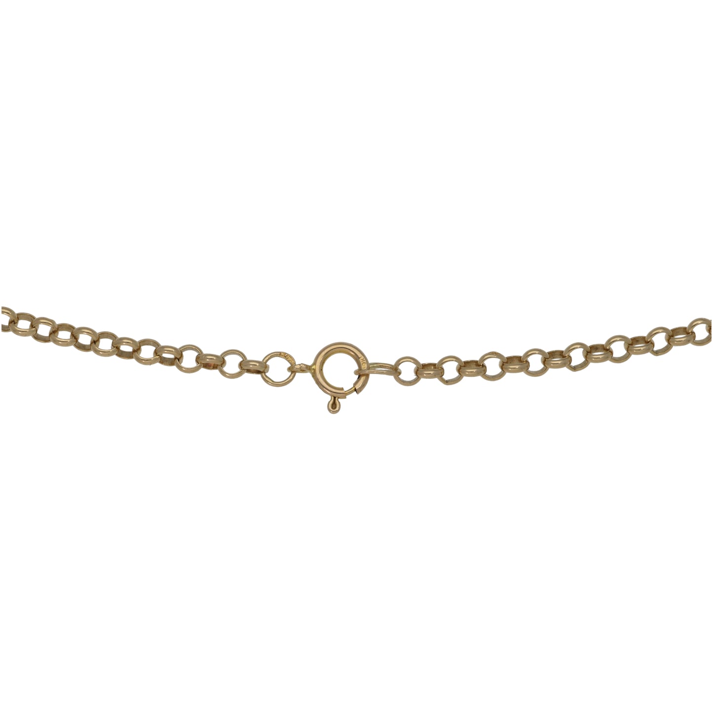 9ct Gold Belcher Chain 18"