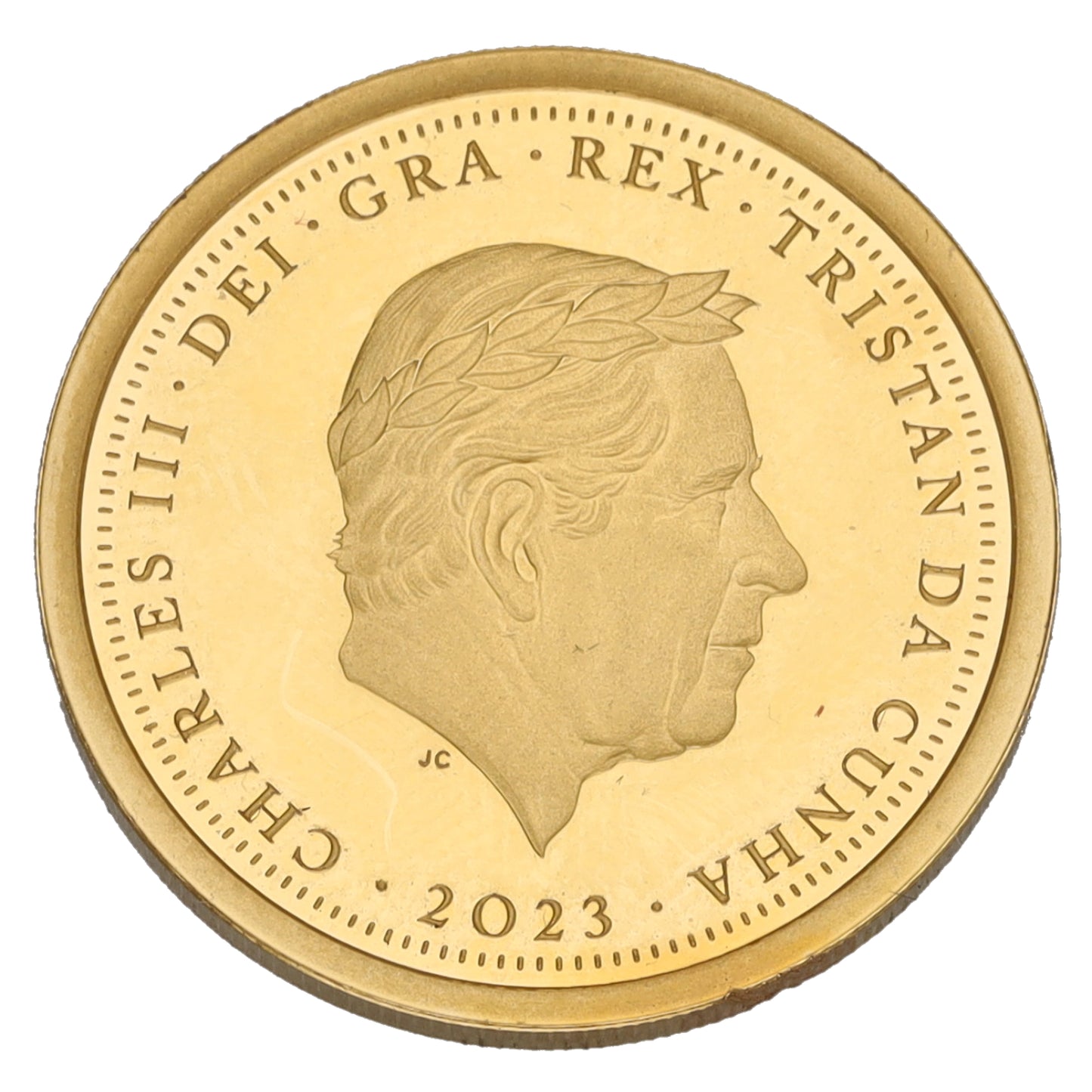 22ct Gold King Charles III One Laurel Coin 2023