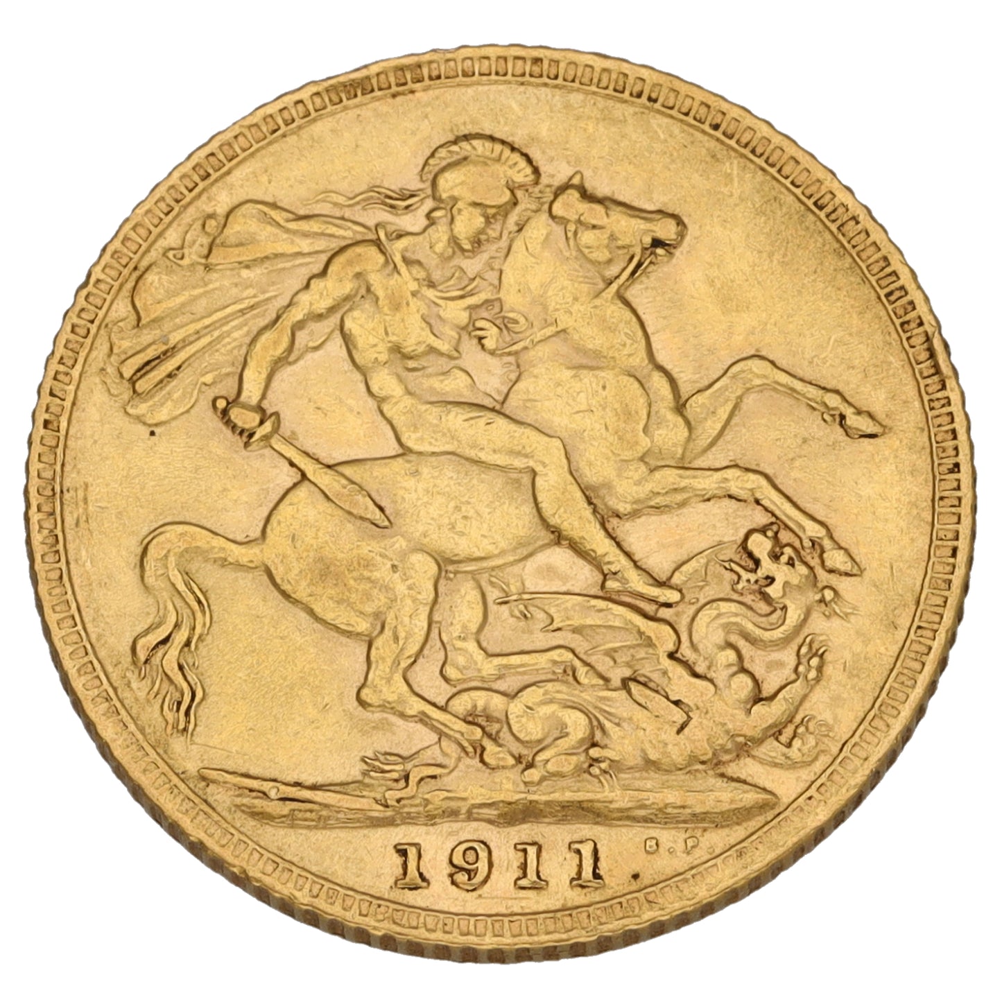 22ct Gold King George V Full Sovereign Coin 1911