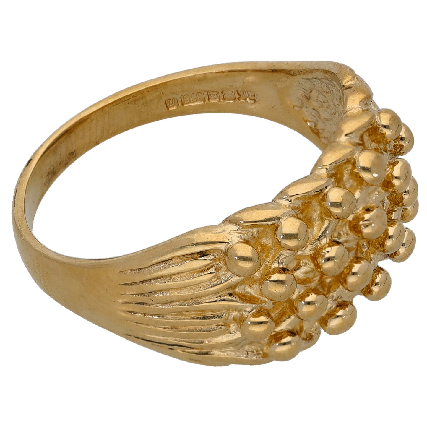 9ct Gold Keeper Ring Size R