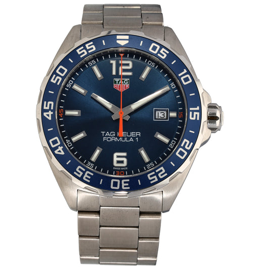 Tag Heuer Formula 1 WAZ1010 43mm Stainless Steel Watch