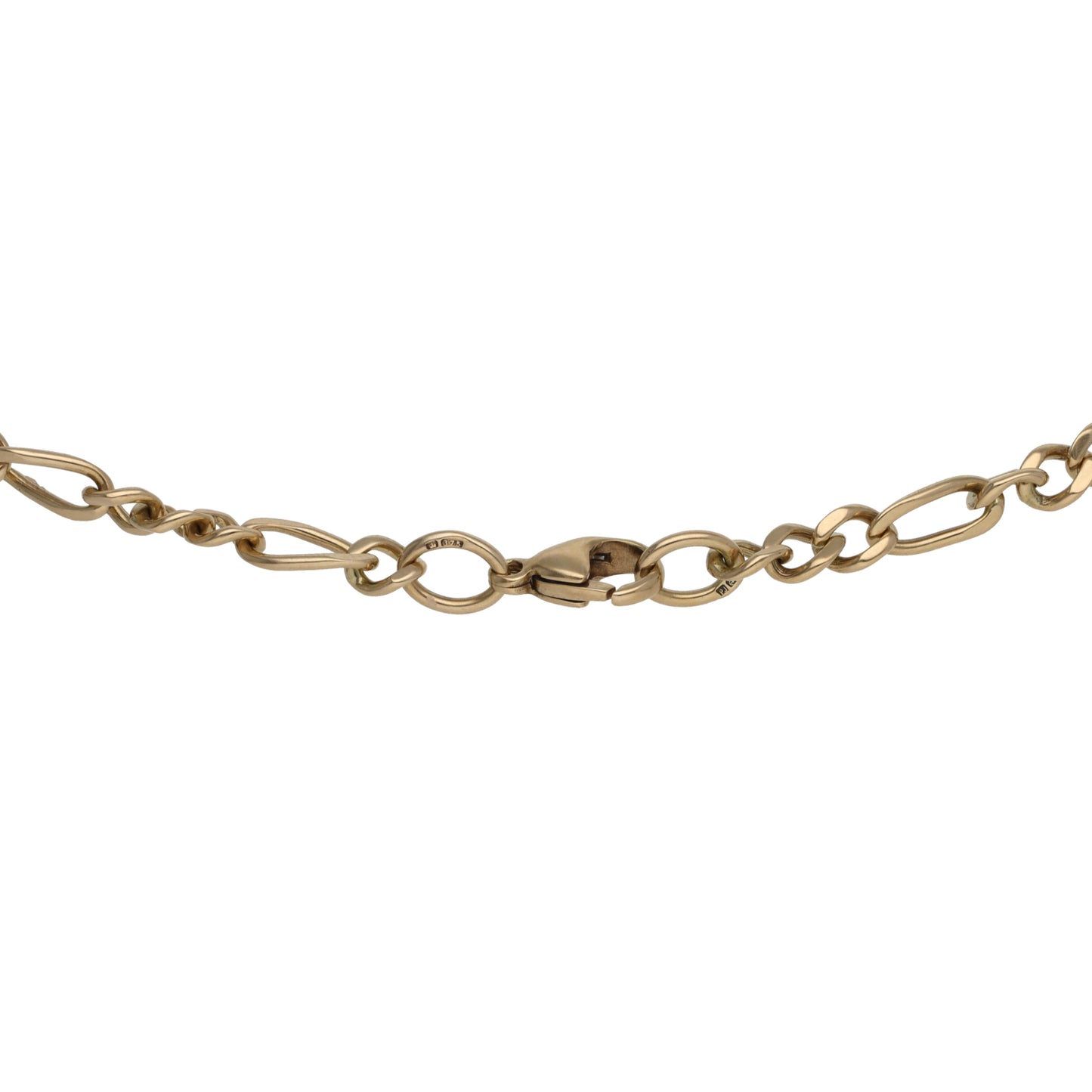 9ct Gold Figaro Chain 18"