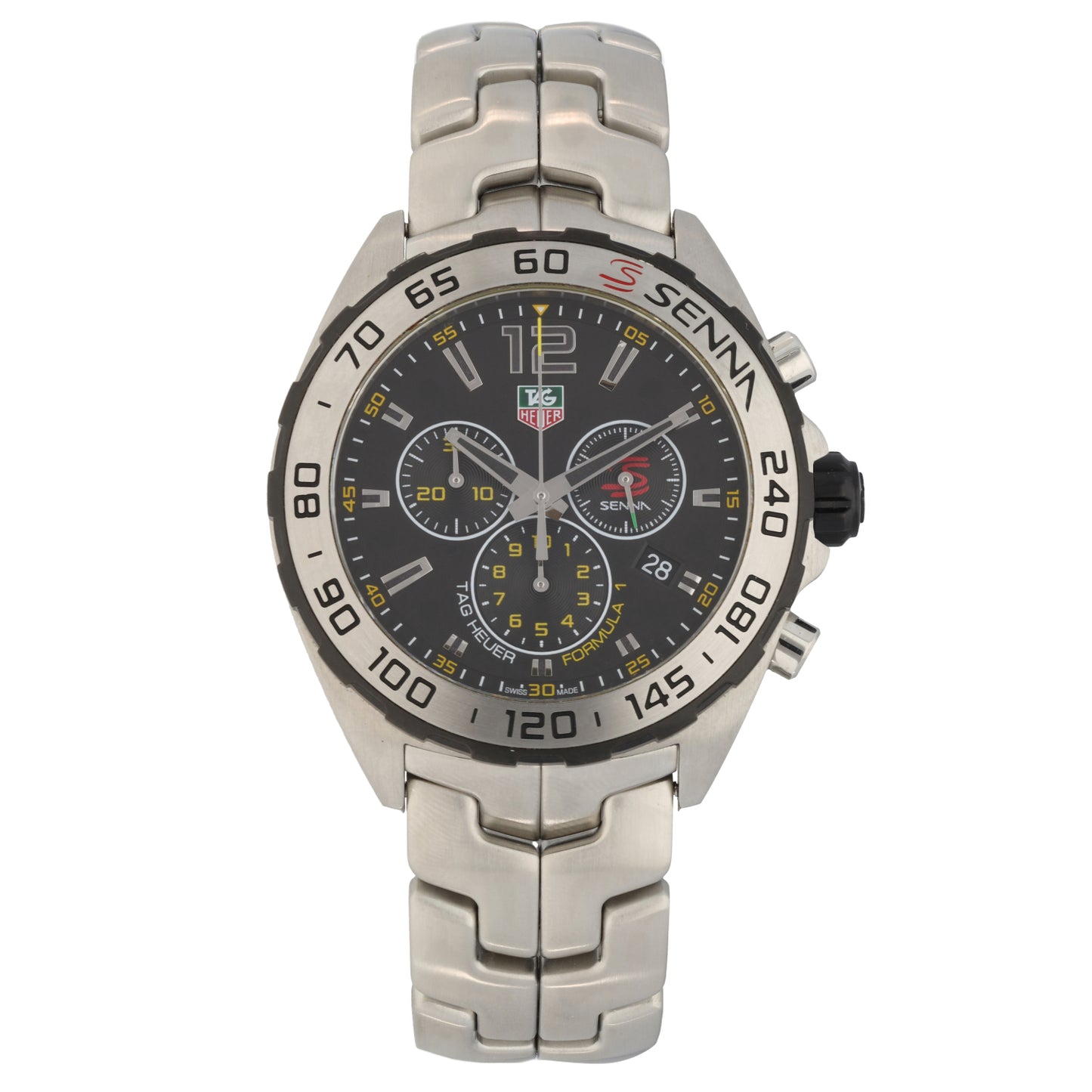 Tag Heuer Formula 1 Senna CAZ1013 43mm Stainless Steel Watch