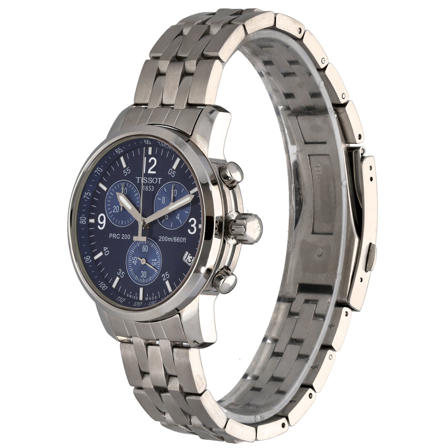 Tissot PRC200 T461 39mm Stainless Steel Watch