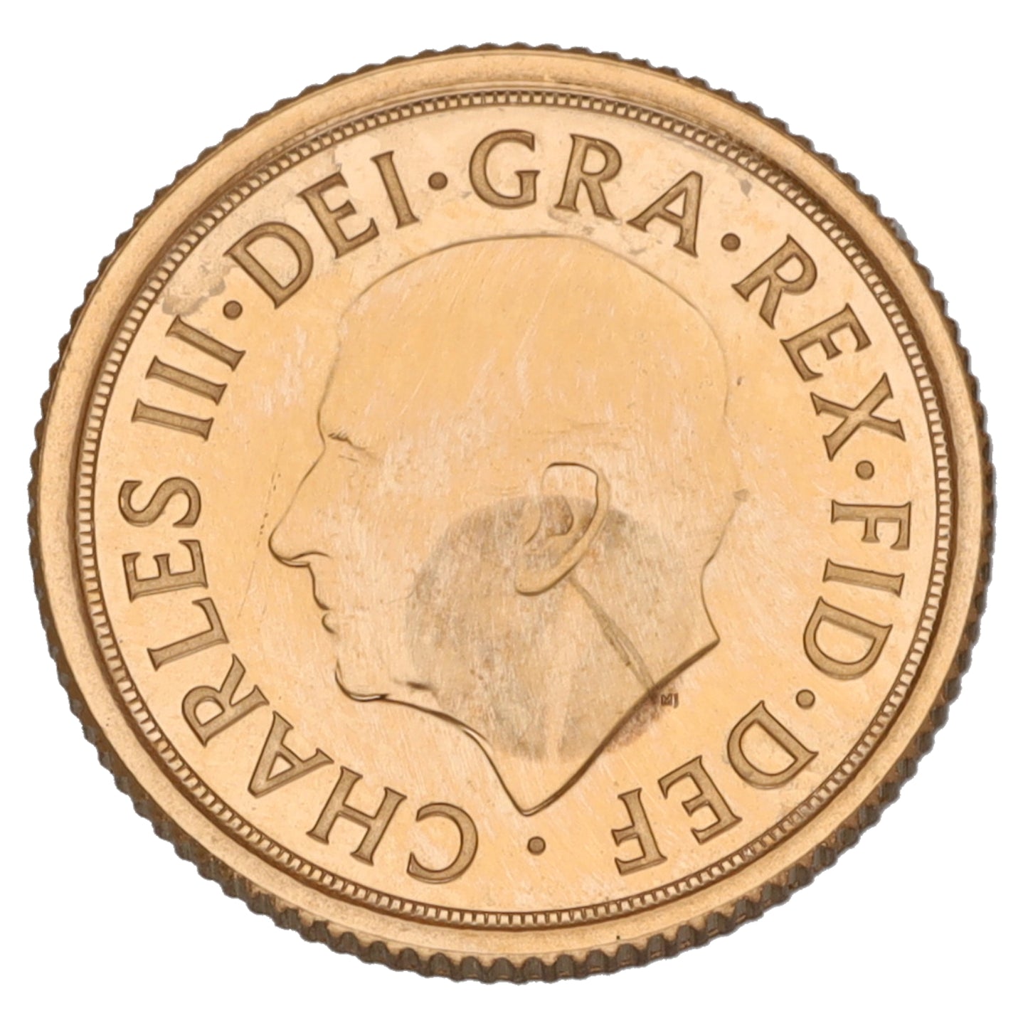 22ct Gold King Charles III Quarter Sovereign Coin 2024