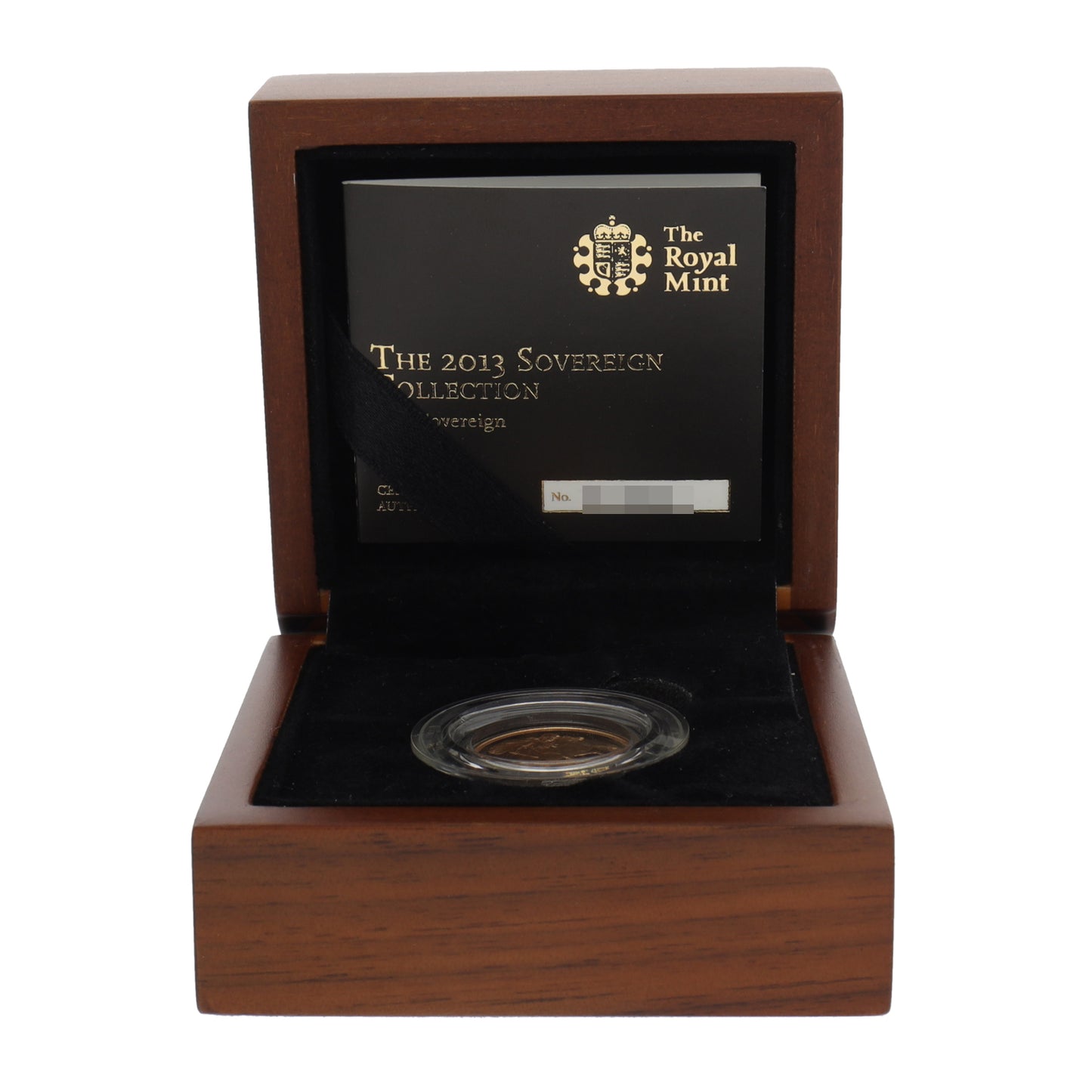 22ct Gold Queen Elizabeth Half Sovereign Coin 2013