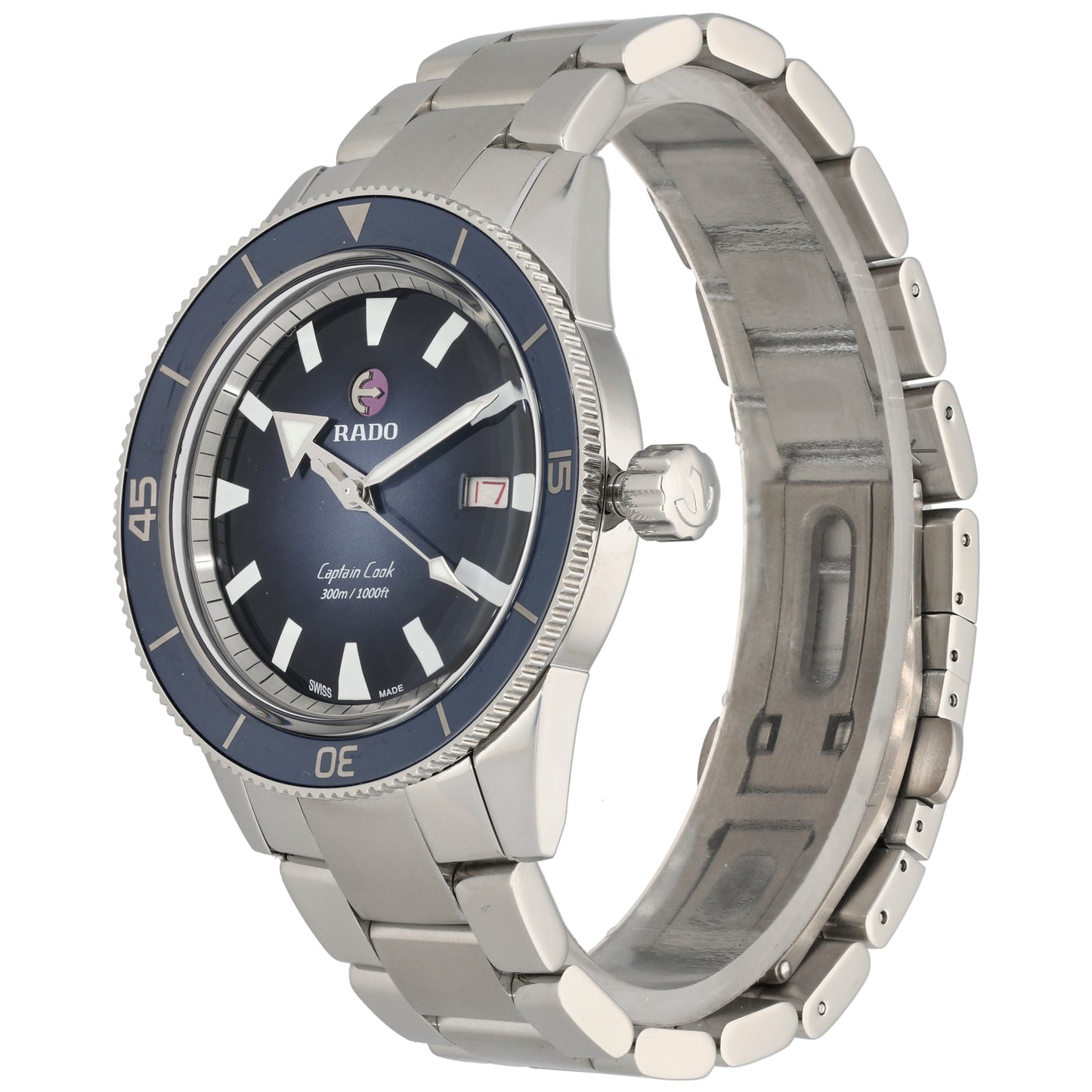 Rado Captain Cook 763.6105.3 42mm Stainless Steel Watch
