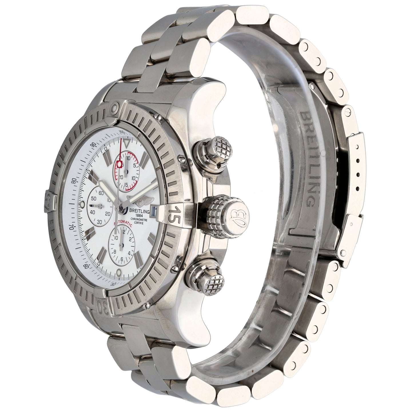 Breitling Super Avenger A13370 48mm Stainless Steel Watch
