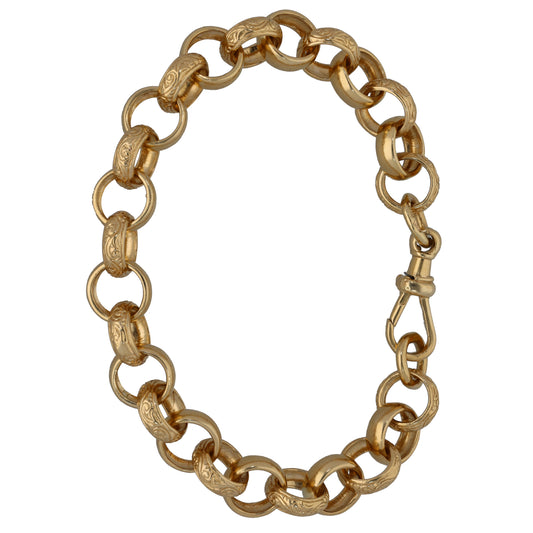 9ct Gold Belcher Bracelet