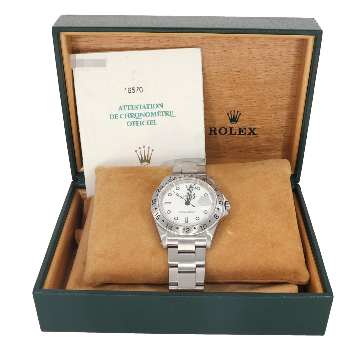 Rolex Explorer II 16570 40mm Stainless Steel Watch