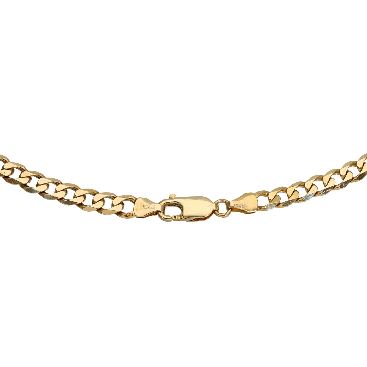 9ct Gold Curb Chain 24"