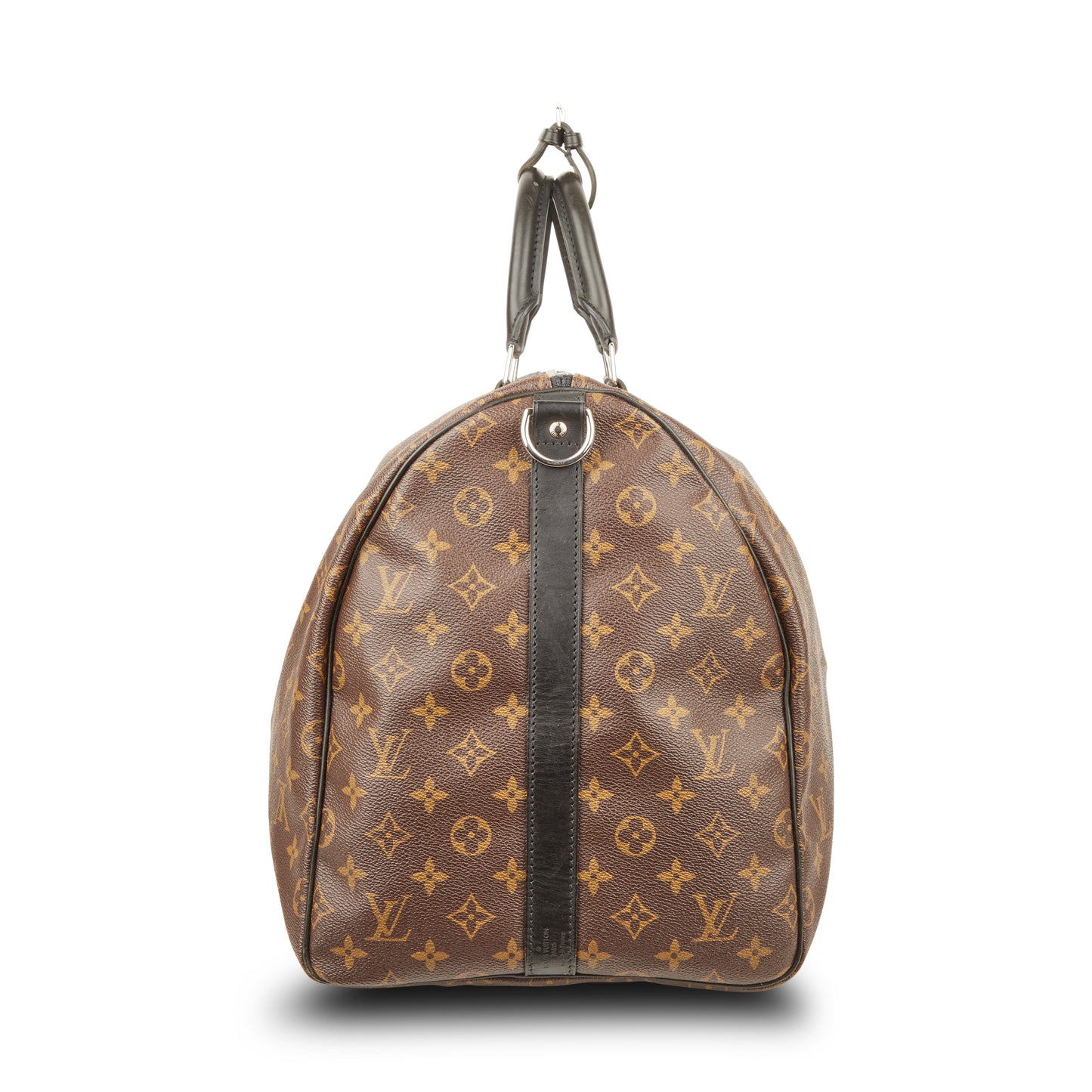 Louis Vuitton Keepall Bandoulière Monogram Macassar Coated Canvas Bag - Brown