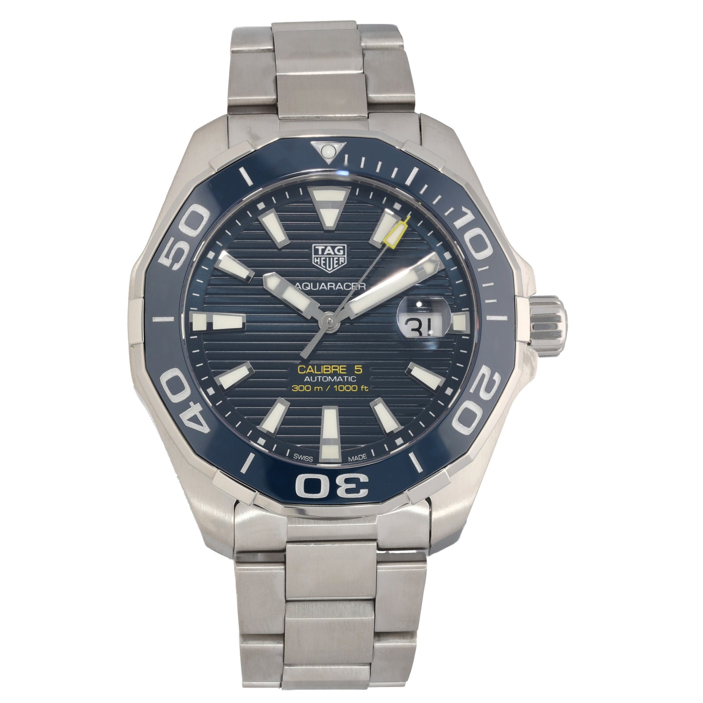 Tag Heuer Aquaracer WAY201B 43mm Stainless Steel Watch