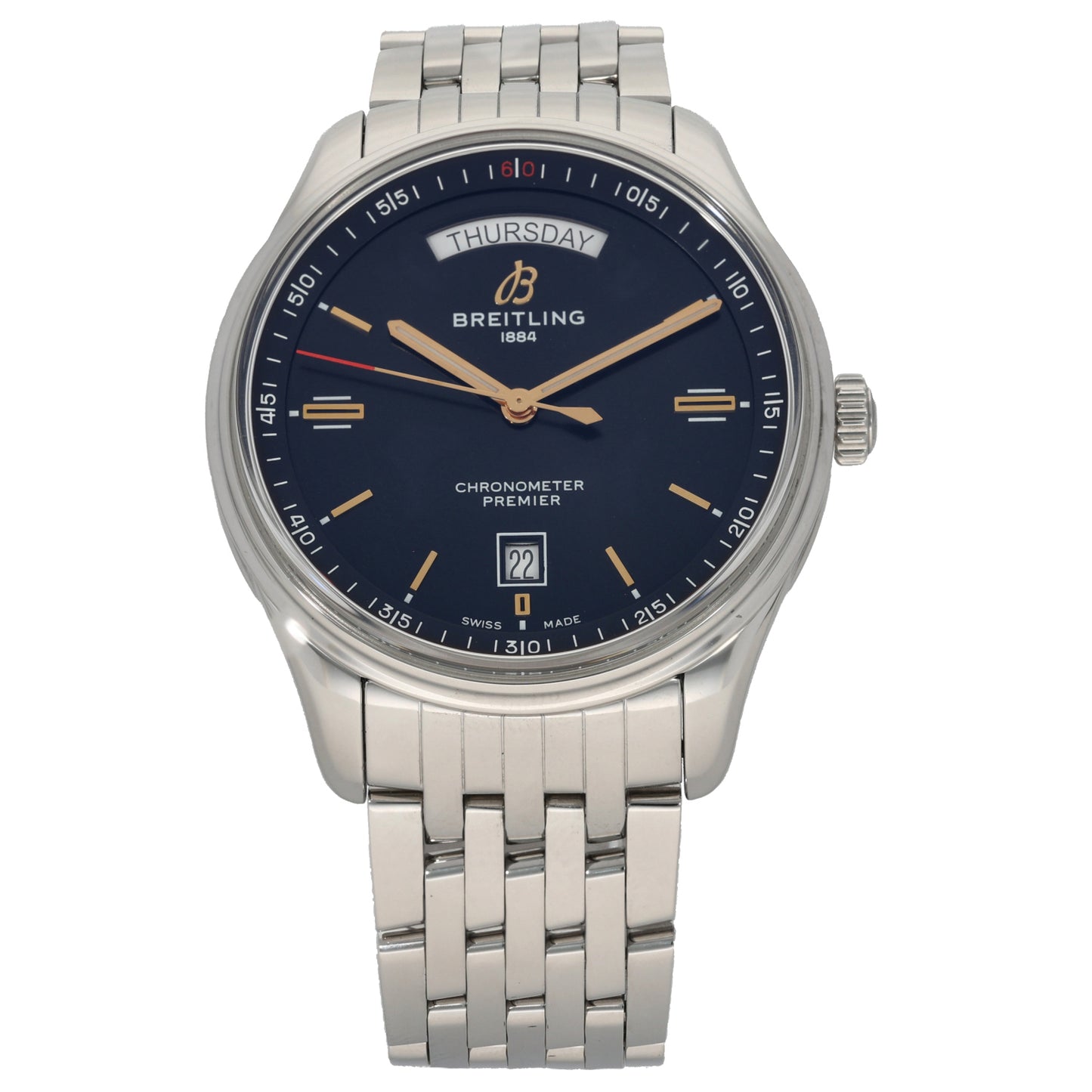Breitling Premier A45340 40mm Stainless Steel Watch