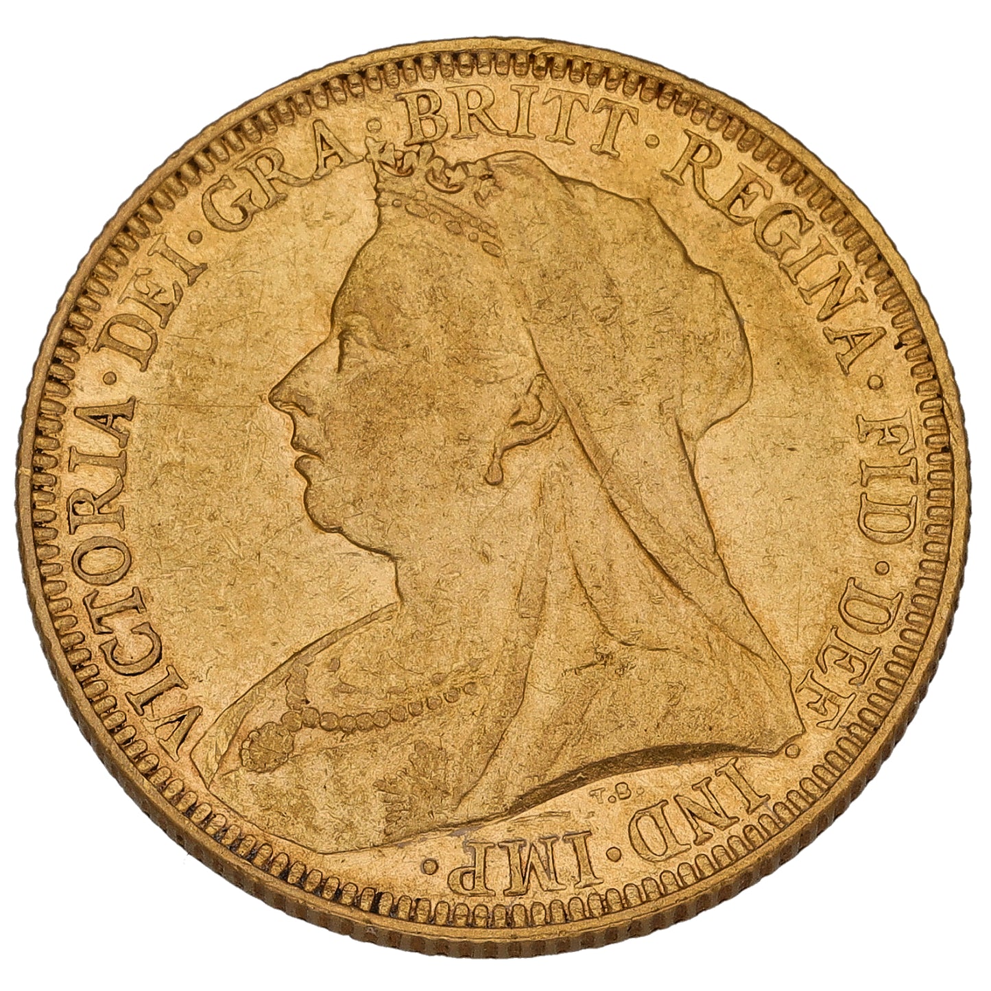 22ct Gold Queen Victoria Full Sovereign Coin 1893