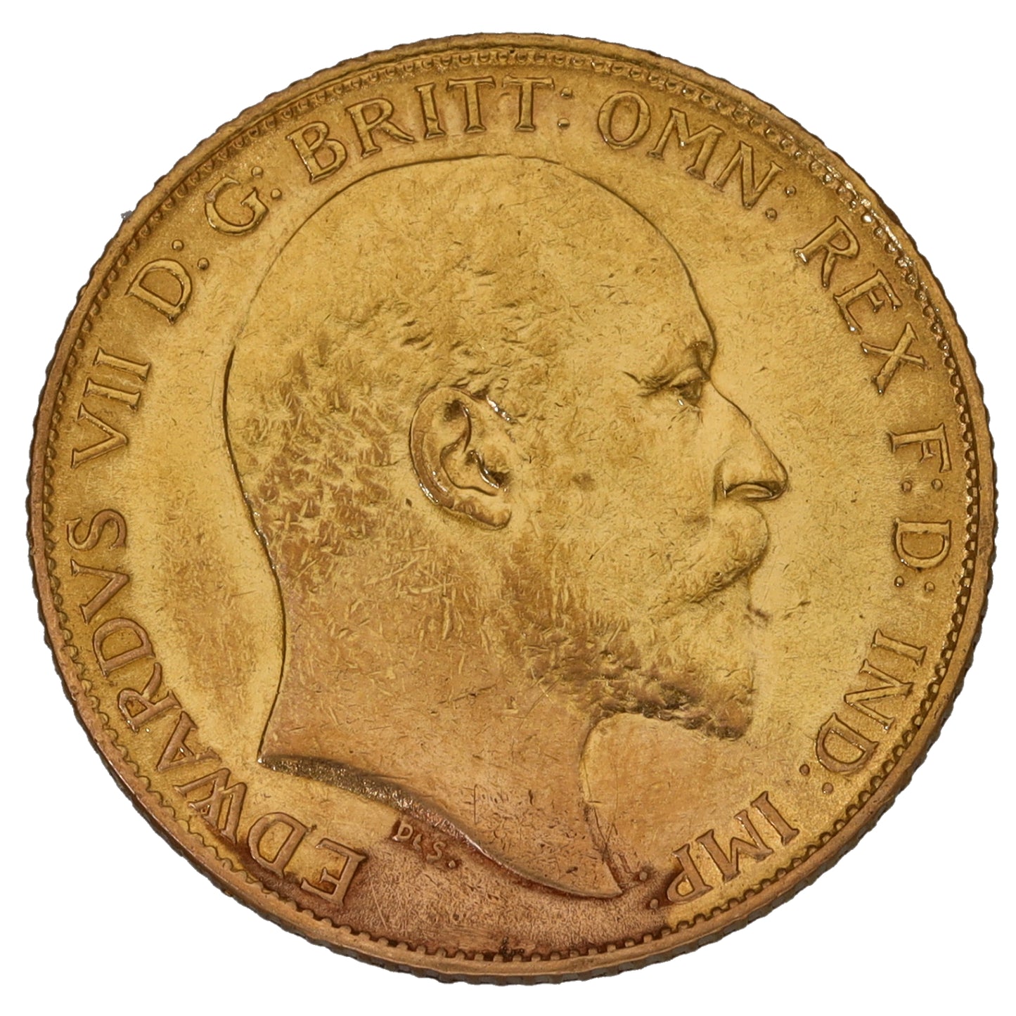 22ct Gold King Edward VII Half Sovereign Coin 1903