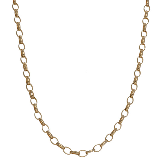 9ct Gold Belcher Chain 22"
