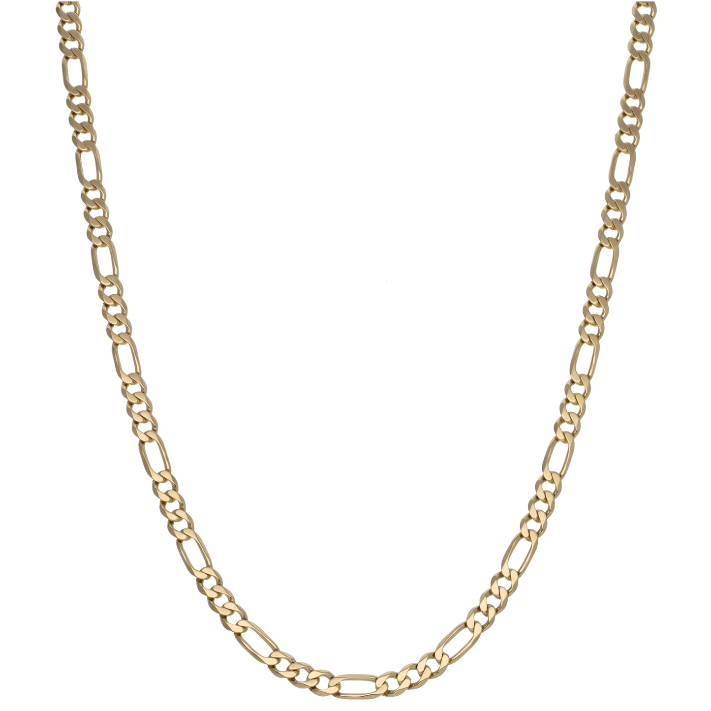 9ct Gold Figaro Chain 18"