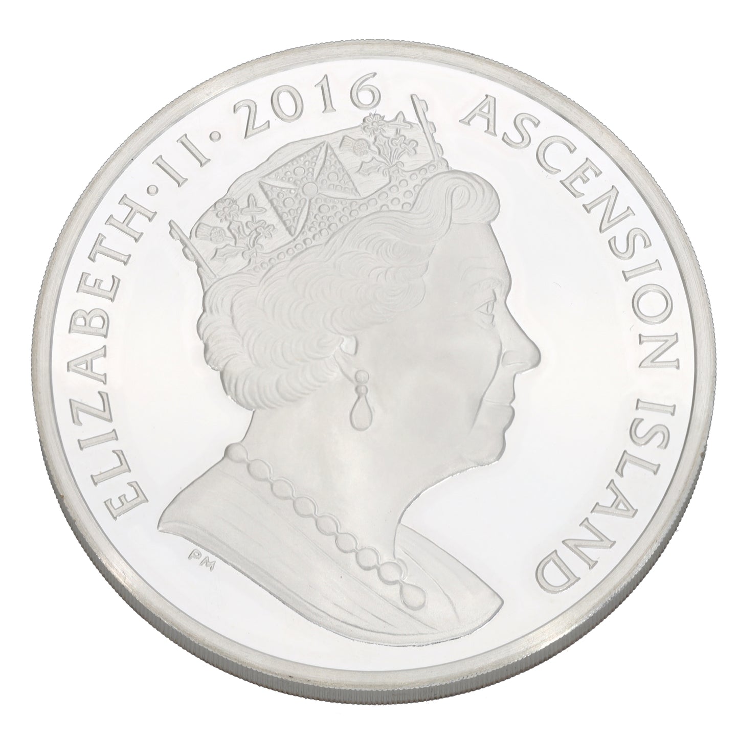 Silver Queen Elizabeth II 5 OZ 5 Crowns Coin 2016
