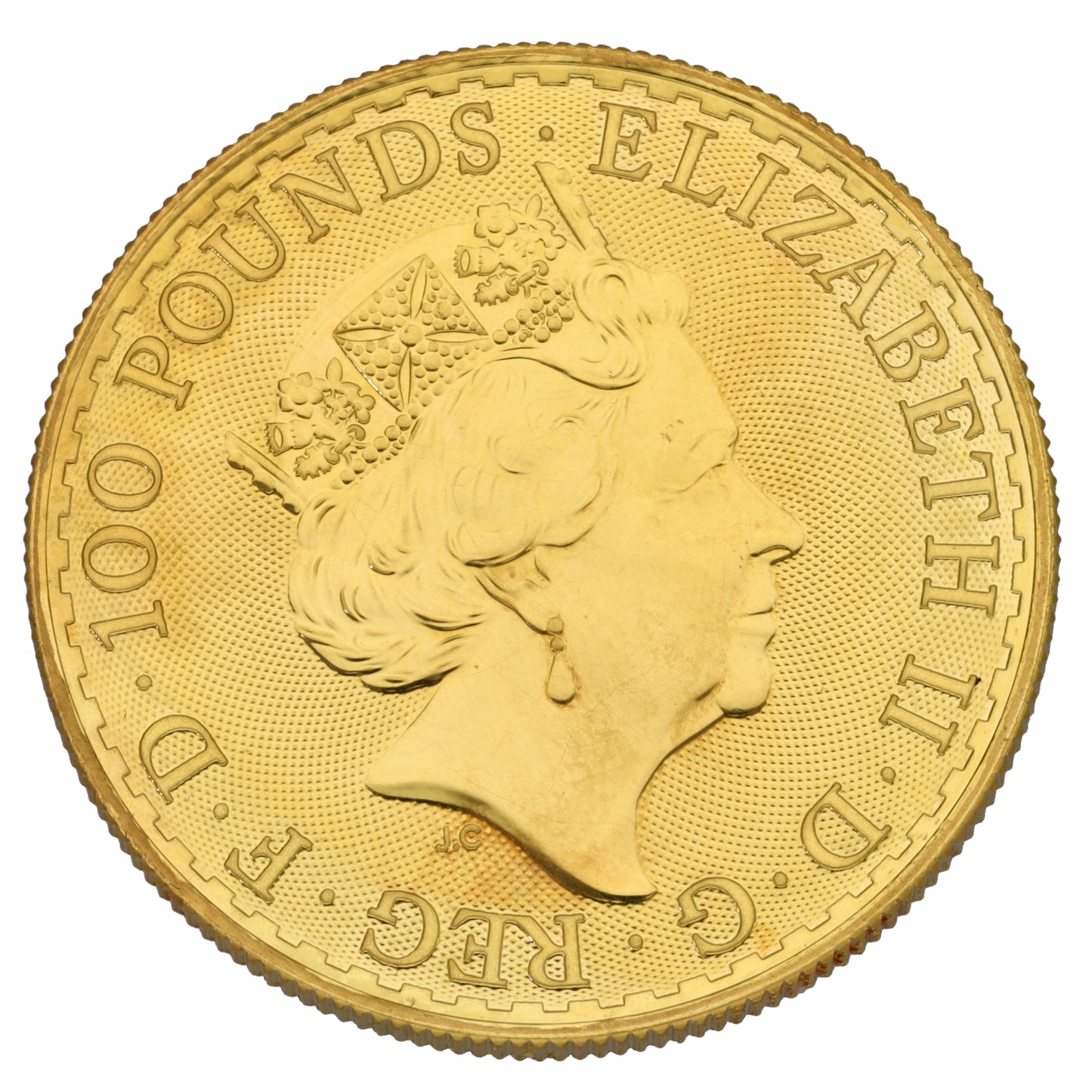 24ct Gold Queen Elizabeth II 1 OZ Britannia Coin 2019