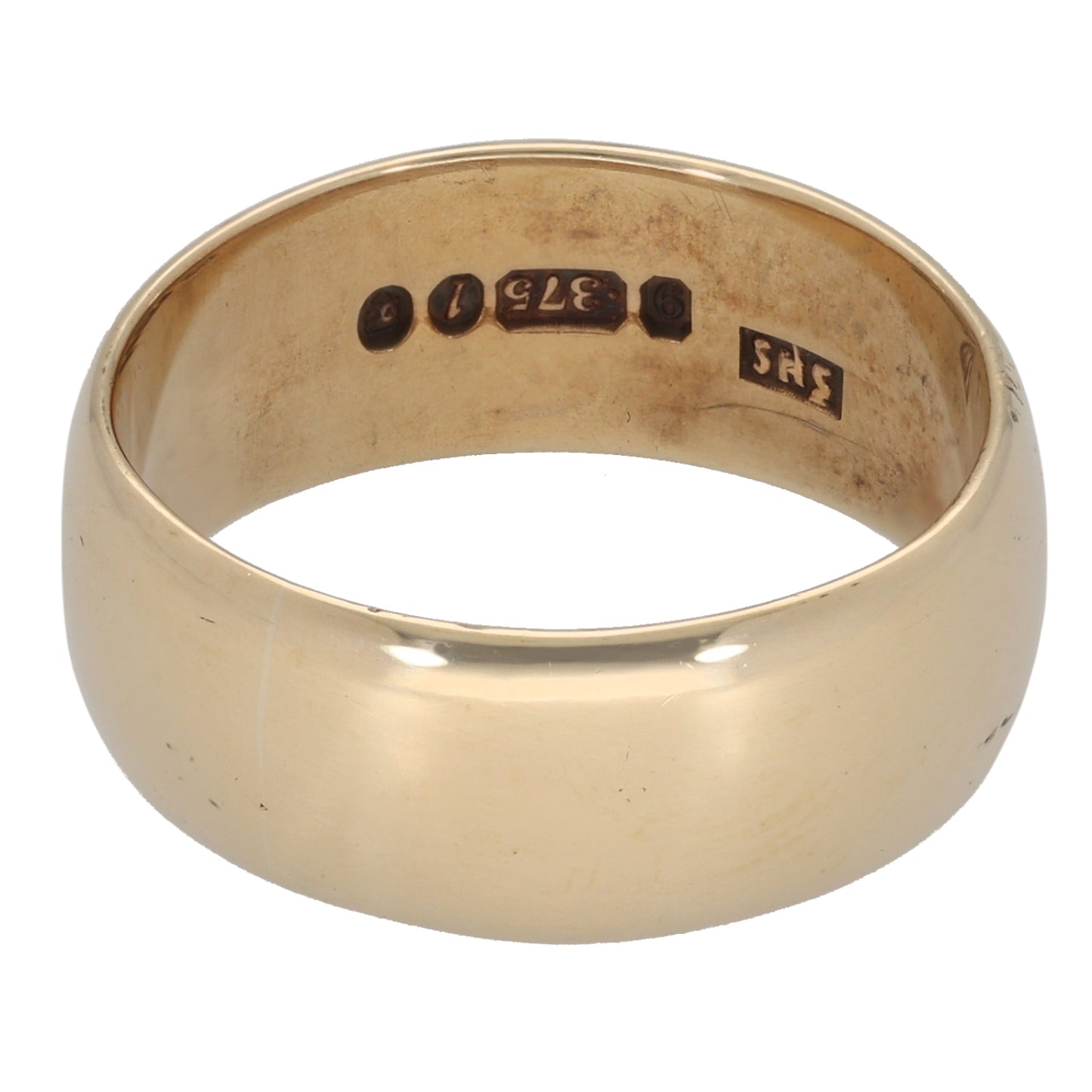 9ct Gold Plain Wedding Ring Size U