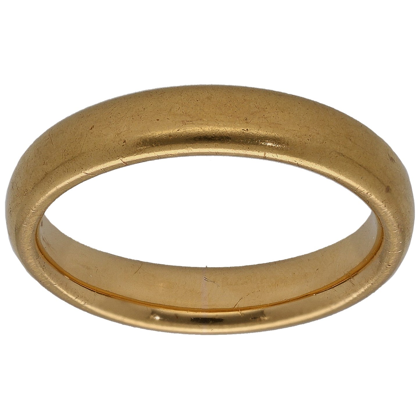 22ct Gold Plain Wedding Ring Size M