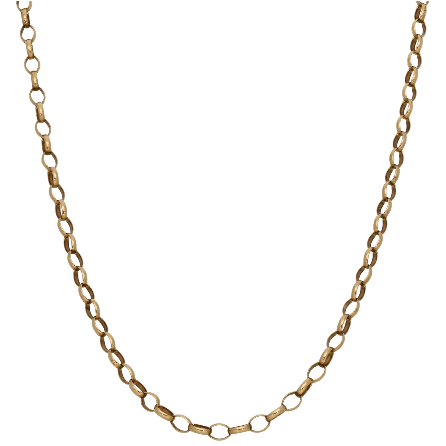 9ct Gold Belcher Chain 22"