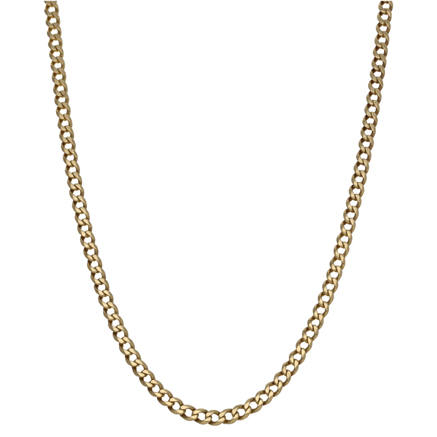 9ct Gold Curb Chain 24"