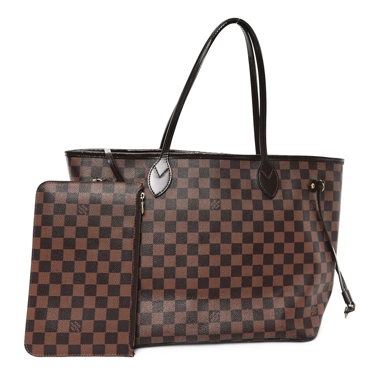 Louis Vuitton Neverfull MM Damier Ebene Coated Canvas Bag - Brown
