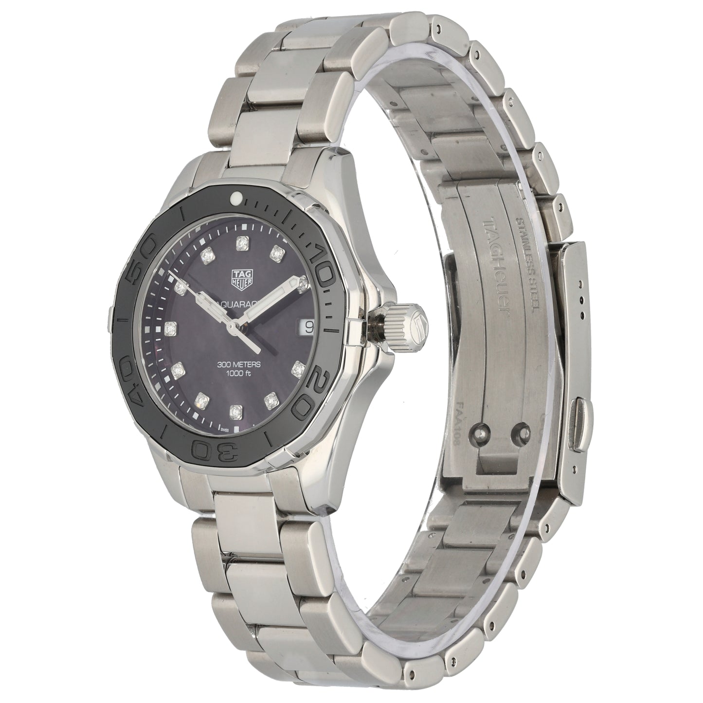Tag Heuer Aquaracer WAY131M 35mm Stainless Steel Watch