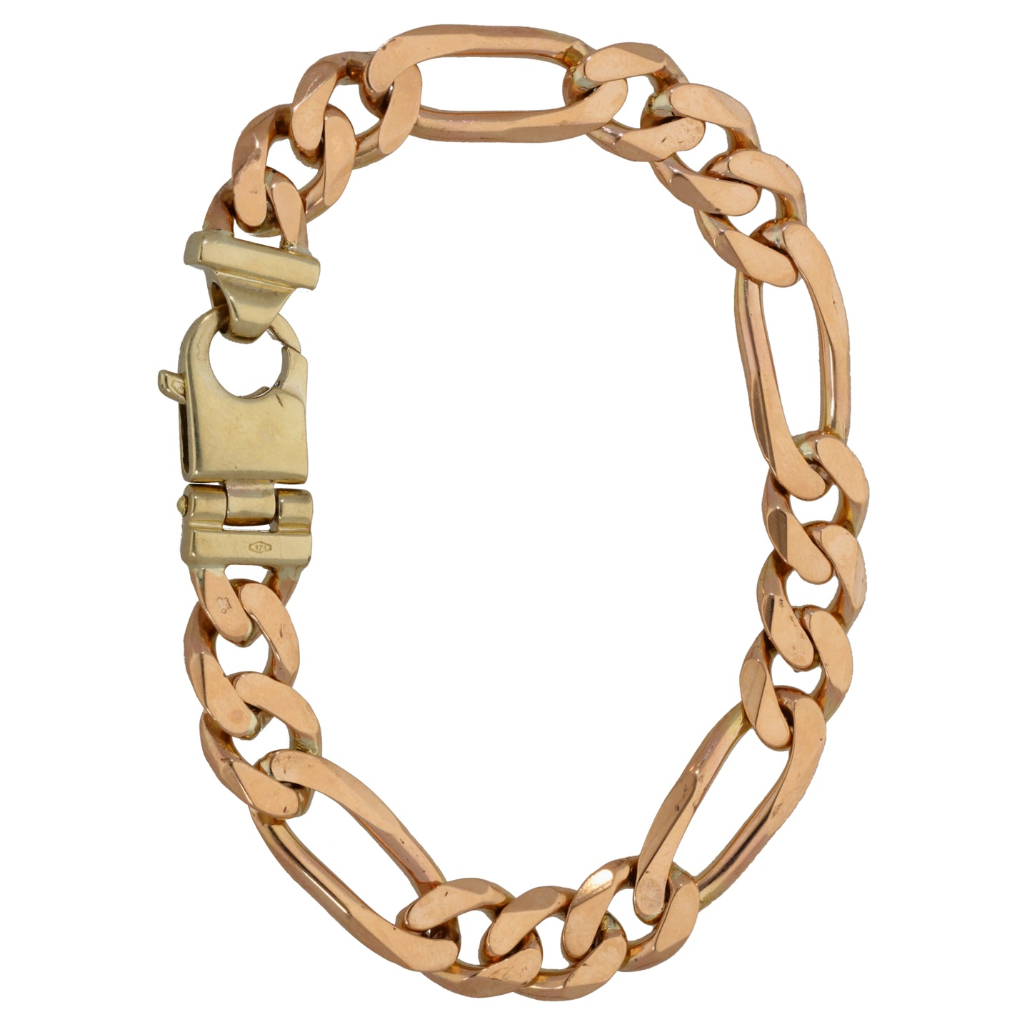 9ct Gold Figaro Bracelet